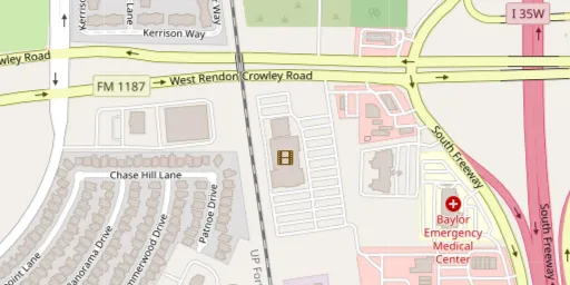 Map of AMC Burleson 14