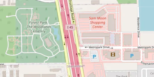 Map of AMC Metropark Square 10