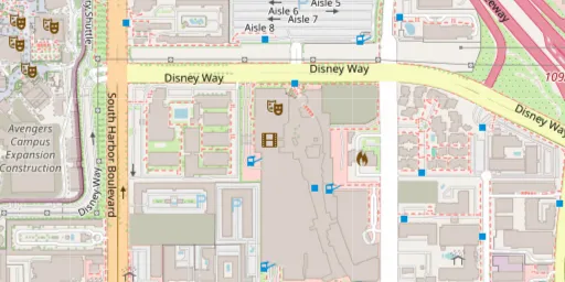 Map of AMC Anaheim GardenWalk 6