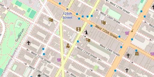 Map of AMC Magic Johnson Harlem 9