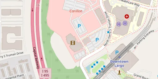 Map of AMC Magic Johnson Capital Center 12