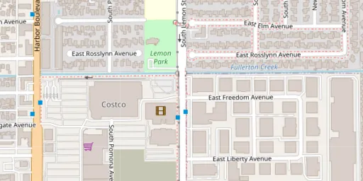 Map of AMC Fullerton 20