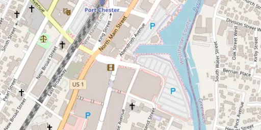 Map of AMC Port Chester 14