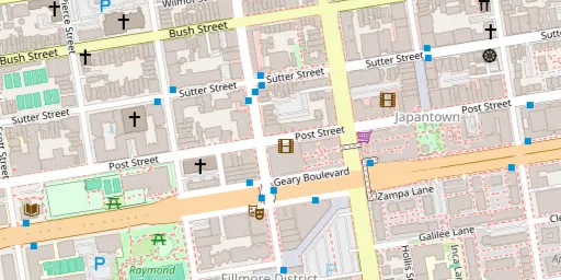 Map of AMC Kabuki 8