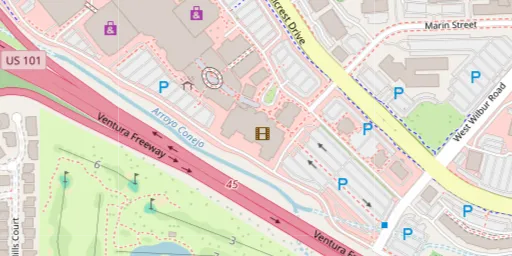 Map of AMC Thousand Oaks 14