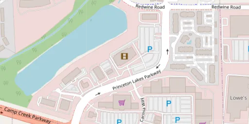 Map of AMC Camp Creek 14