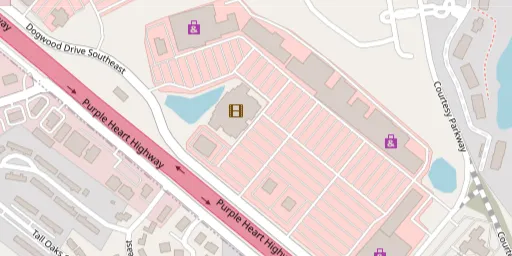 Map of AMC Conyers Crossing 16