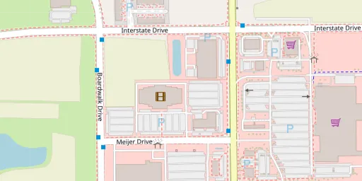 Map of AMC Champaign 13
