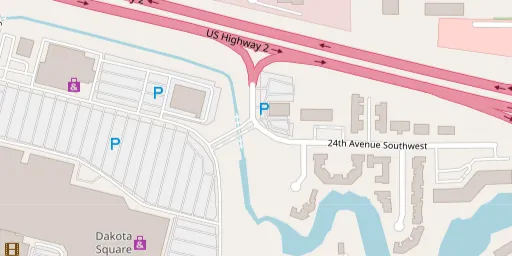 Map of AMC Dakota Square 9