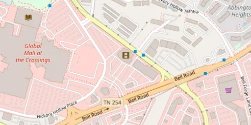 Map of AMC Antioch 8