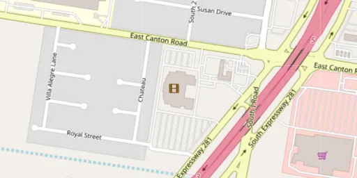 Map of AMC Edinburg 18