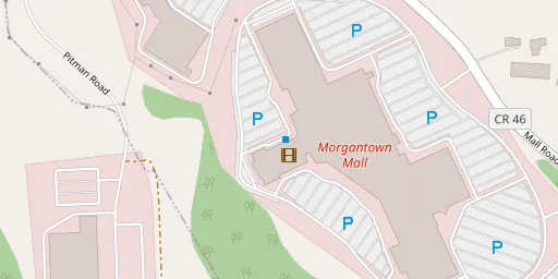 Map of AMC Morgantown 12