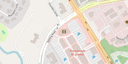 Map of AMC Chenal 9