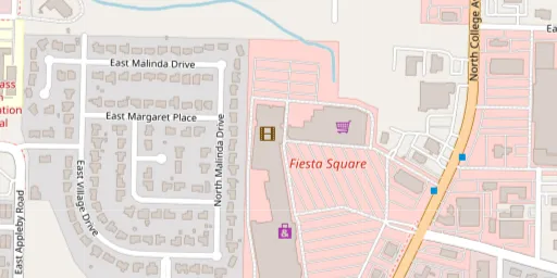 Map of AMC Fiesta Square 12