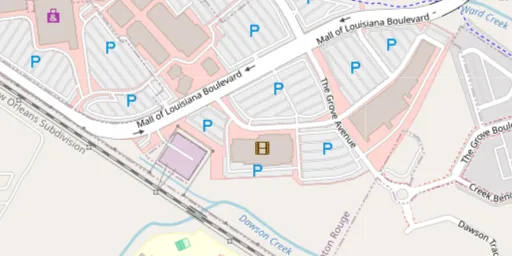 Map of AMC Mall of Louisiana 15