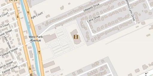 Map of AMC Houma Palace 10