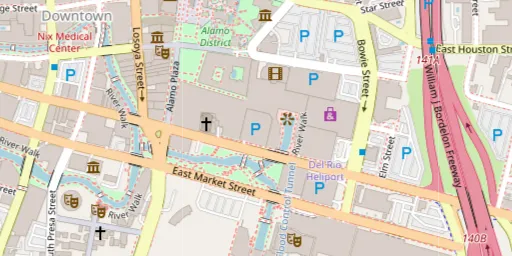 Map of AMC Rivercenter 11