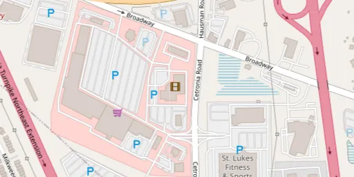 Map of AMC Tilghman Square 8
