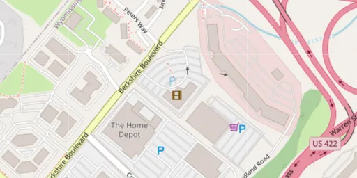 Map of AMC DINE-IN Berkshire 8