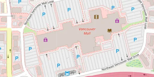 Map of AMC Vancouver Mall 23