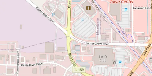 Map of AMC Edwardsville 12
