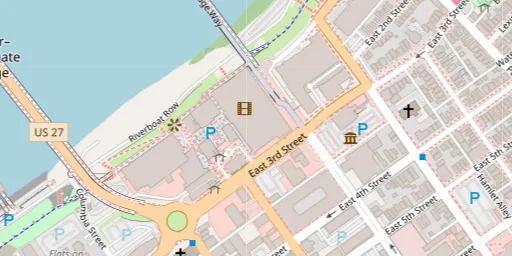 Map of AMC Newport On The Levee 20