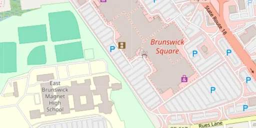 Map of AMC Brunswick Square 13