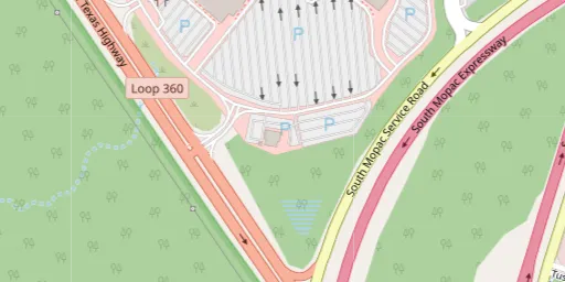 Map of AMC Barton Creek Square 14