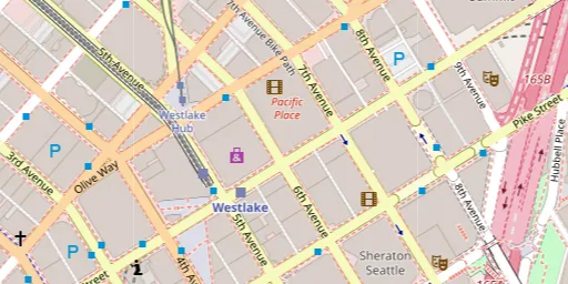 Map of AMC Pacific Place 11